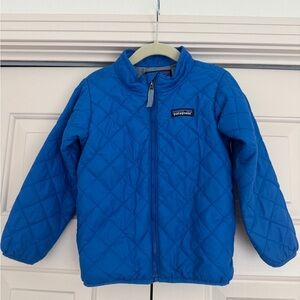 Patagonia Blue nano puff jacket 4T